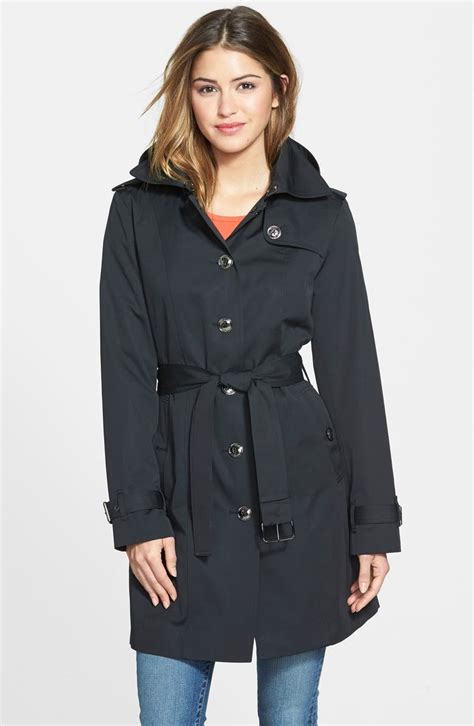 womens wool coats michael kors|Michael Kors single breasted coat.